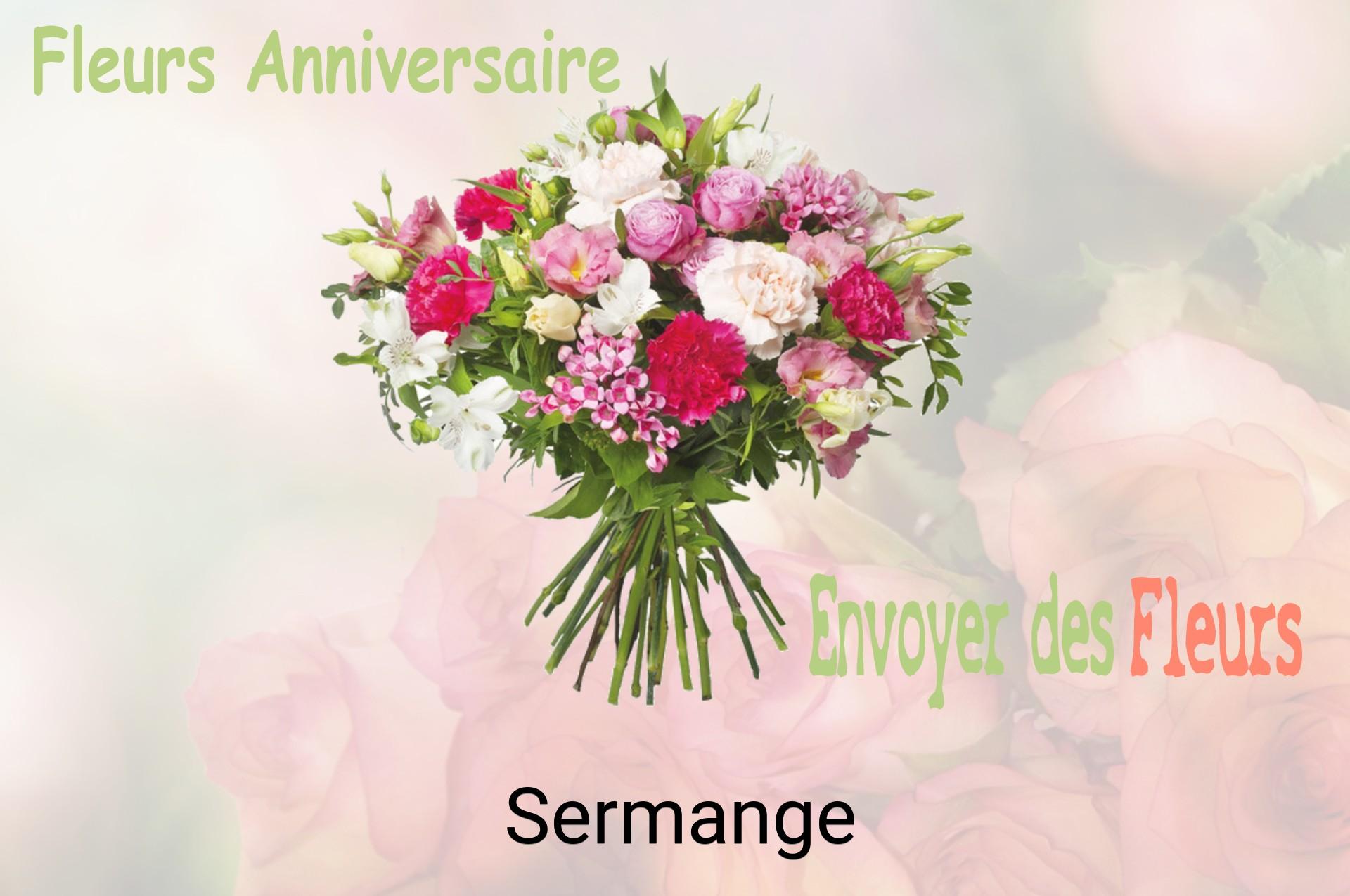 Bouquet de fleurs d’anniversaire livré à Sermange